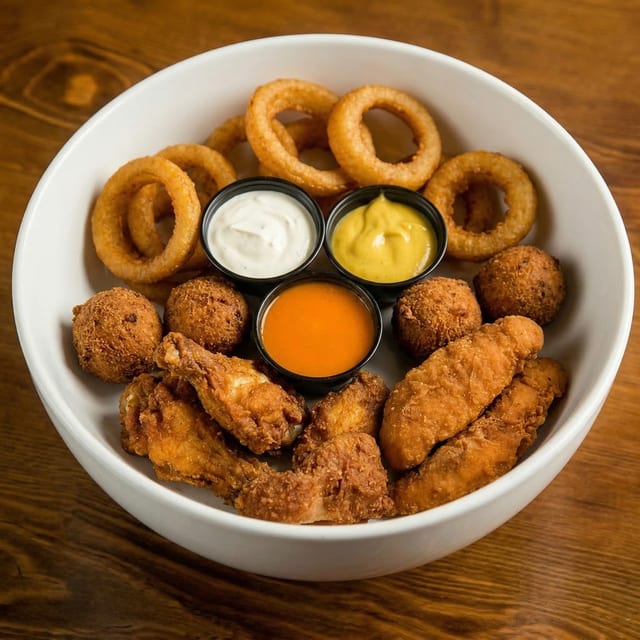 Mixed Appetizer Plate.