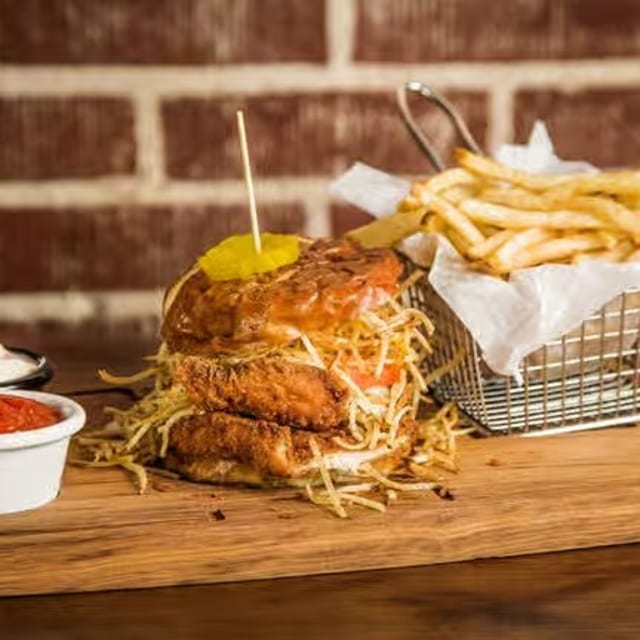 My Blues Chick Burger.