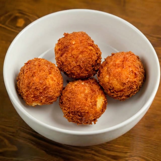 Fried Mac & Cheese Balls (4 Pcs).