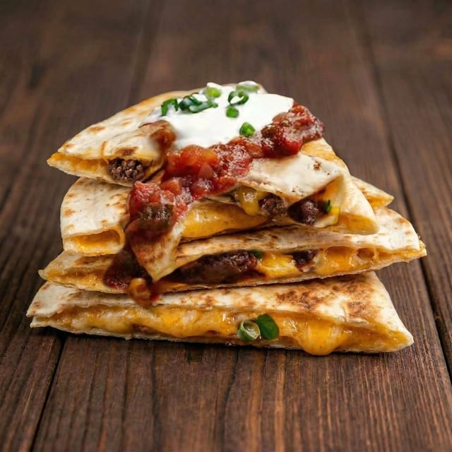 Chorizo Quesadillas.